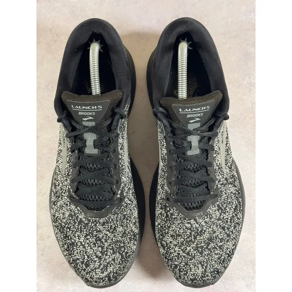 Brooks Launch 5 Men’s Size 11 D Black Gray Running Shoe Sneaker 1102781D051